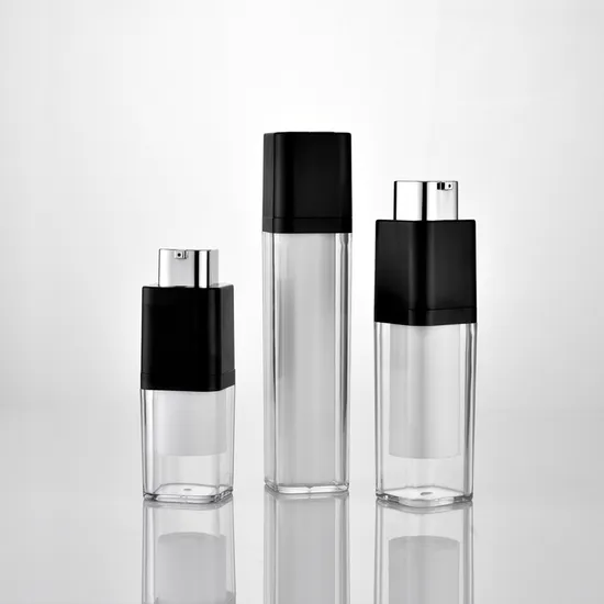 Custom Color Double Wall Airless Separate Sunscreen Foundation Liquid Packaging Ltion Bottle
