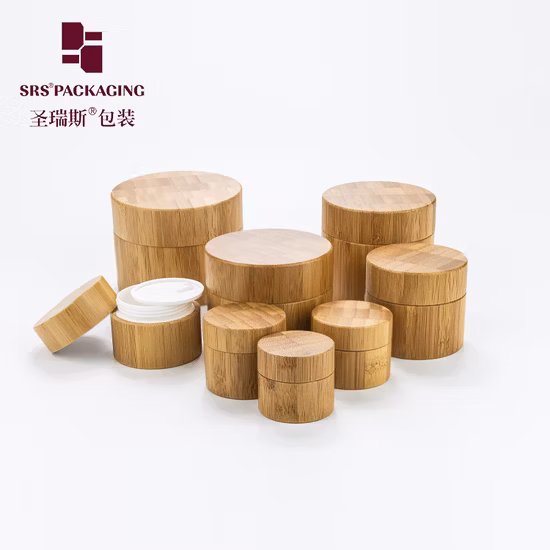 竹 15 ミリリットル 30 ミリリットル 50 ミリリットル包装クリーム血清 PET ローションエアレス化粧品アンバーガラスポンプインナープラスチックドロッパーロールオンローラーエッセンシャルオイル香水スプレーボトル