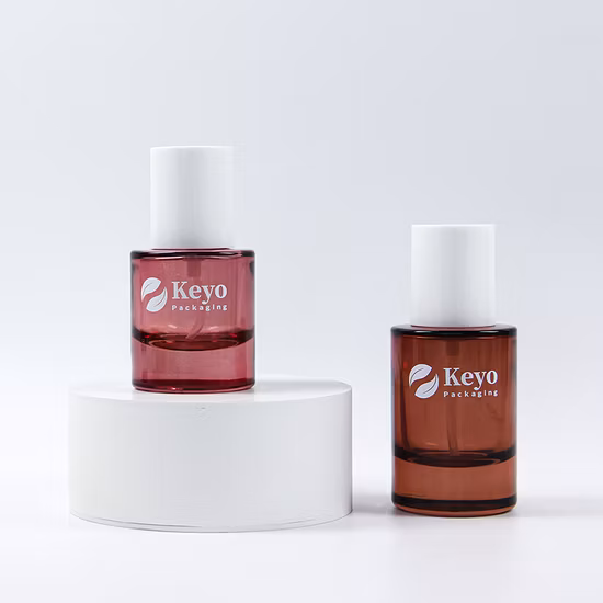 人気の空の 20 ミリリットル 30 ミリリットル 50 ミリリットル 150 ミリリットルスクエアガラスポンプ化粧品リキッドファンデーションボトルキャップ付き